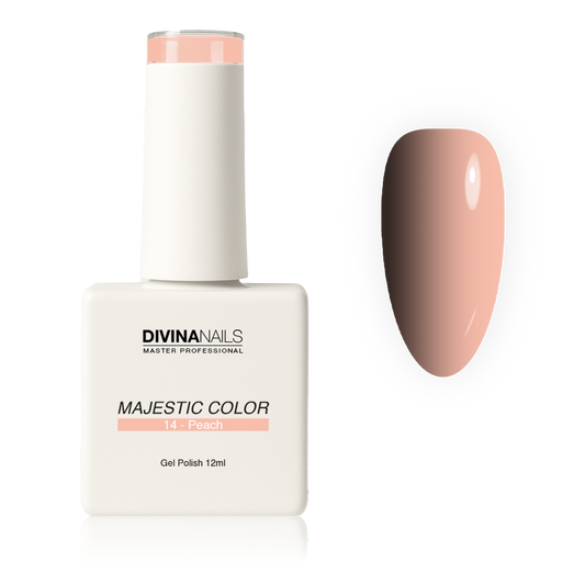 MAJESTIC COLOR - 14 PEACH - Semipermanente per unghie da 12ml