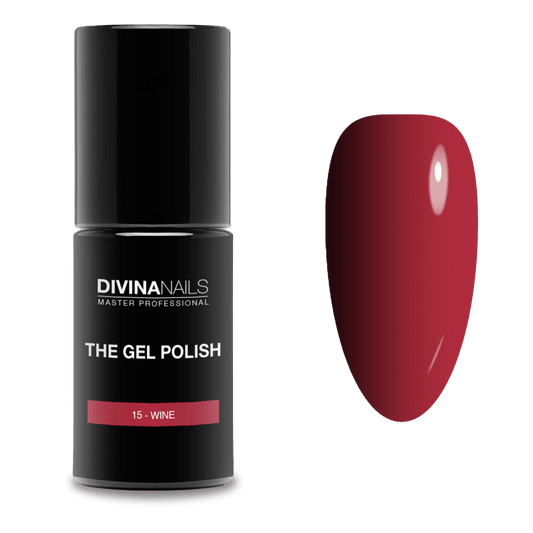 THE GEL POLISH - 15 WINE - Semipermanente per unghie da 8ml