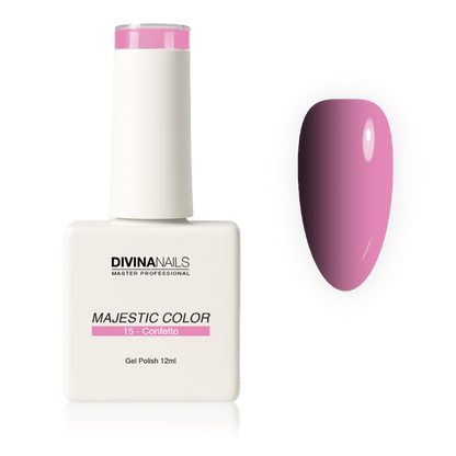 MAJESTIC COLOR - 15 CONFETTO - Semipermanente per unghie da 12ml