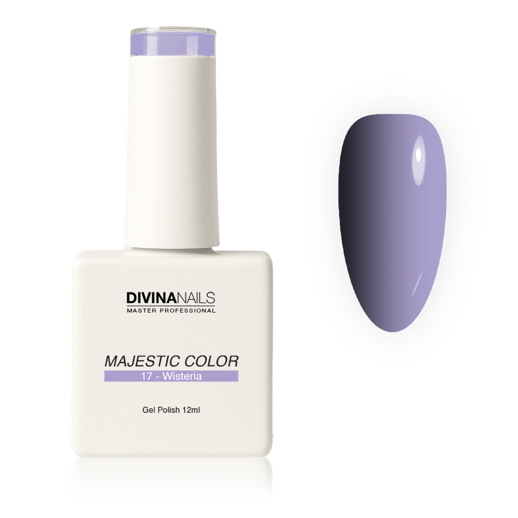 MAJESTIC COLOR - 17 WISTERIA - Semipermanente per unghie da 12ml