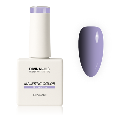 MAJESTIC COLOR - 17 WISTERIA - Semipermanente per unghie da 12ml