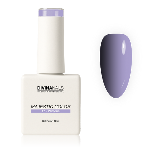 MAJESTIC COLOR - 17 WISTERIA (Pastello) - Semipermanente per unghie da 12ml