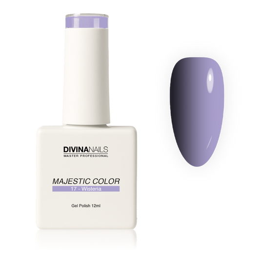 MAJESTIC COLOR - 17 WISTERIA - Semipermanente per unghie da 12ml