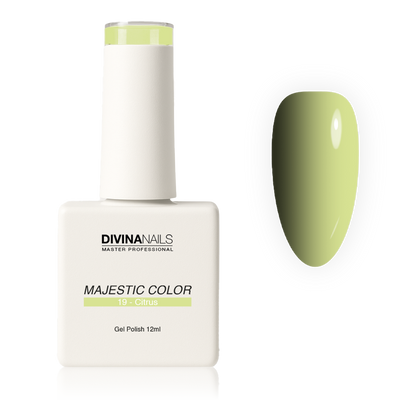 MAJESTIC COLOR - 19 CITRUS - Semipermanente per unghie da 12ml