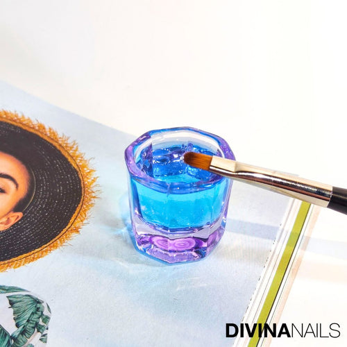 BICCHIERINO VETRO - Bicchiere contenitore per soluzione acrygel e acrilico