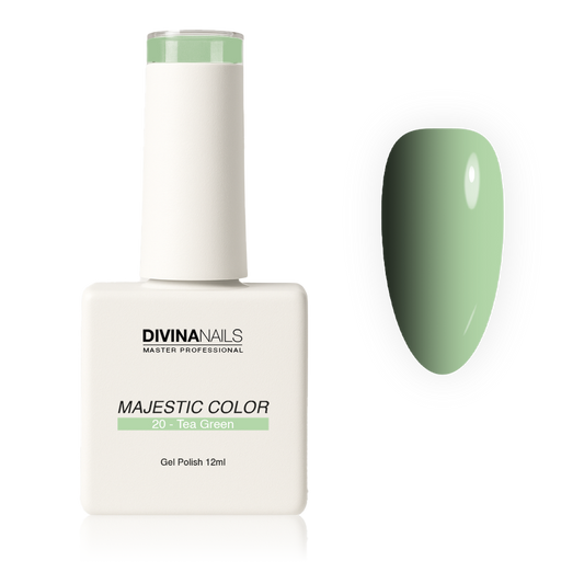 MAJESTIC COLOR - 20 TEA GREEN - Semipermanente per unghie da 12ml