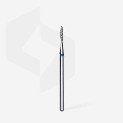 STALEKS FA10B016/8 - FIAMMA 1.6mm GRIT BLU - Punta fresa per cuticole diamantata per dry manicure russa