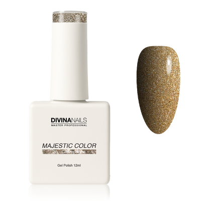 MAJESTIC COLOR - 25 CHAMPAGNE - Semipermanente per unghie da 12ml