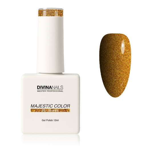MAJESTIC COLOR - 26 BRONZE - Semipermanente per unghie da 12ml