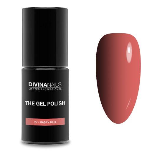 THE GEL POLISH - 27 RASPY RED - Semipermanente per unghie da 8ml