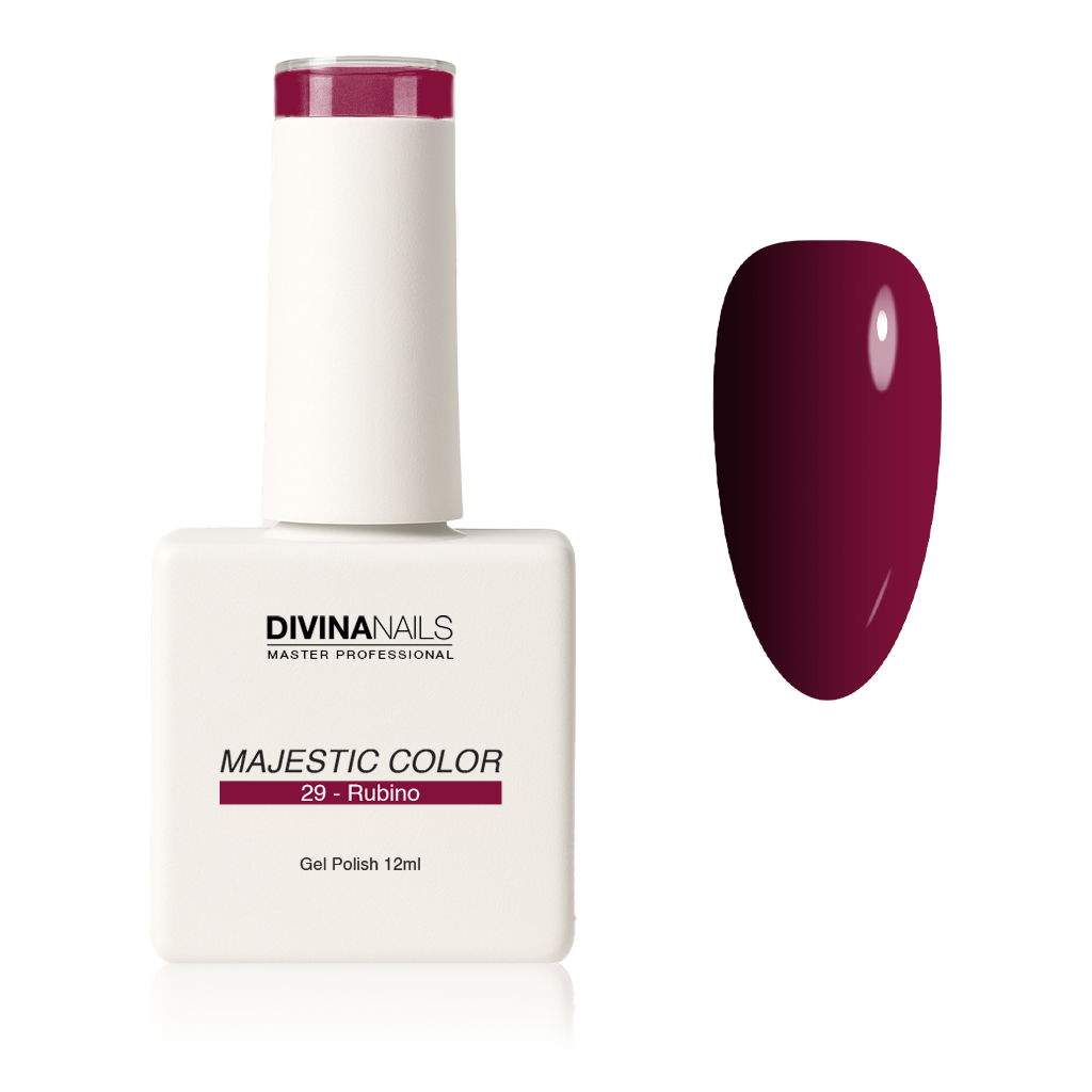 MAJESTIC COLOR - 29 RUBINO - Semipermanente per unghie da 12ml