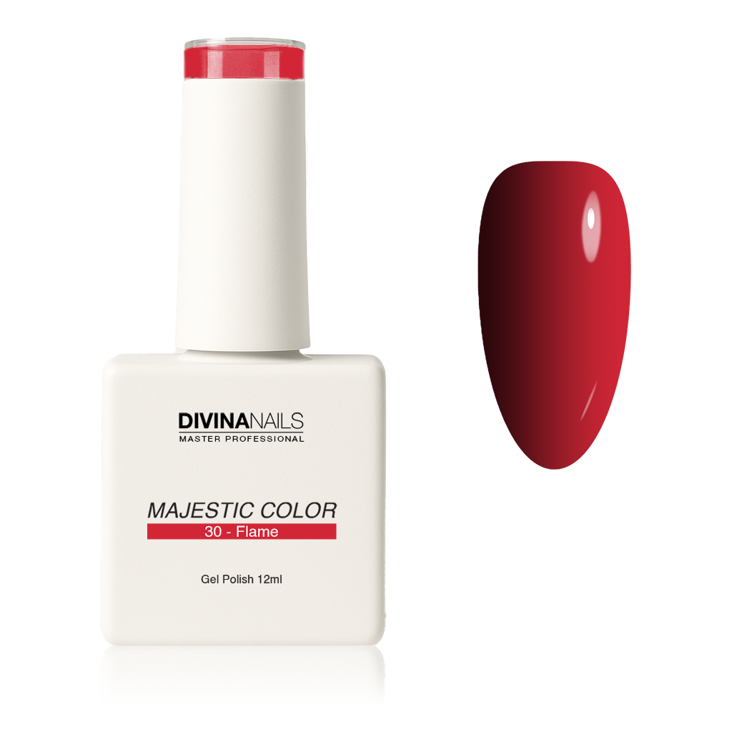 MAJESTIC COLOR - 30 FLAME - Semipermanente per unghie da 12ml
