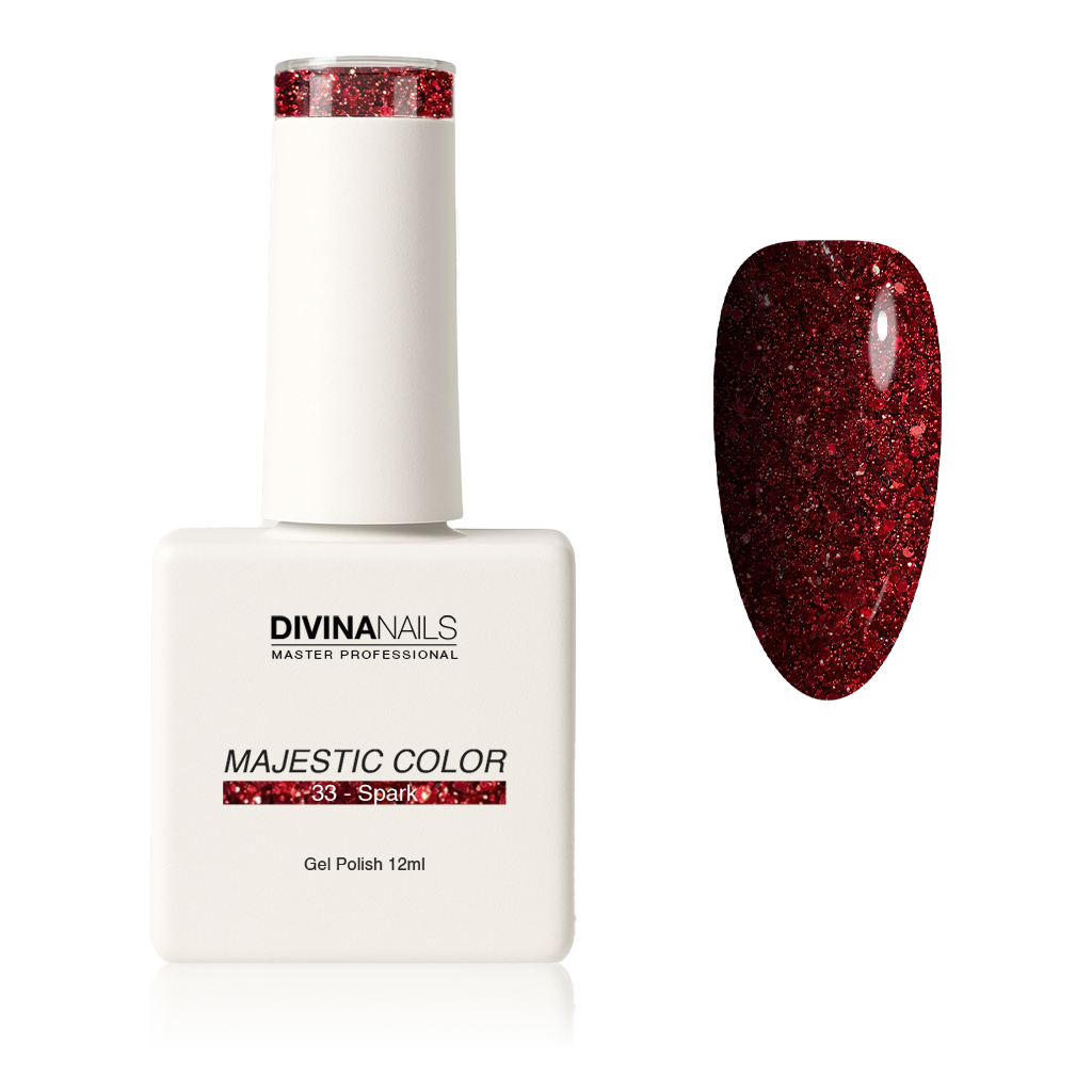 MAJESTIC COLOR - 33 SPARK - Semipermanente per unghie da 12ml
