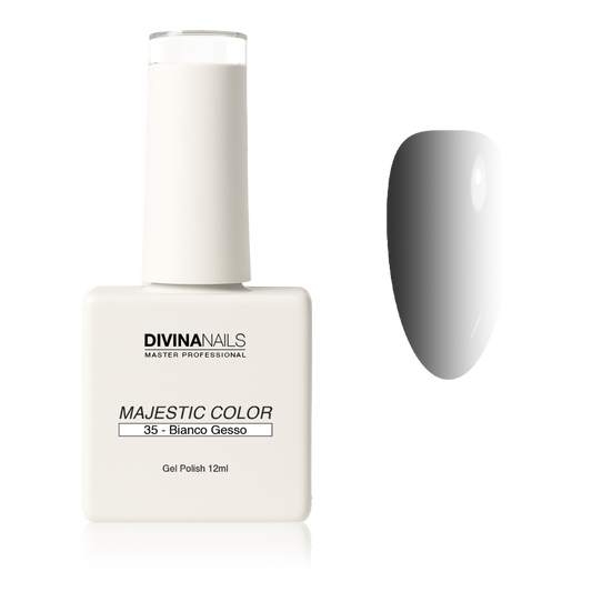 MAJESTIC COLOR - 35 BIANCO GESSO - Semipermanente per unghie da 12ml