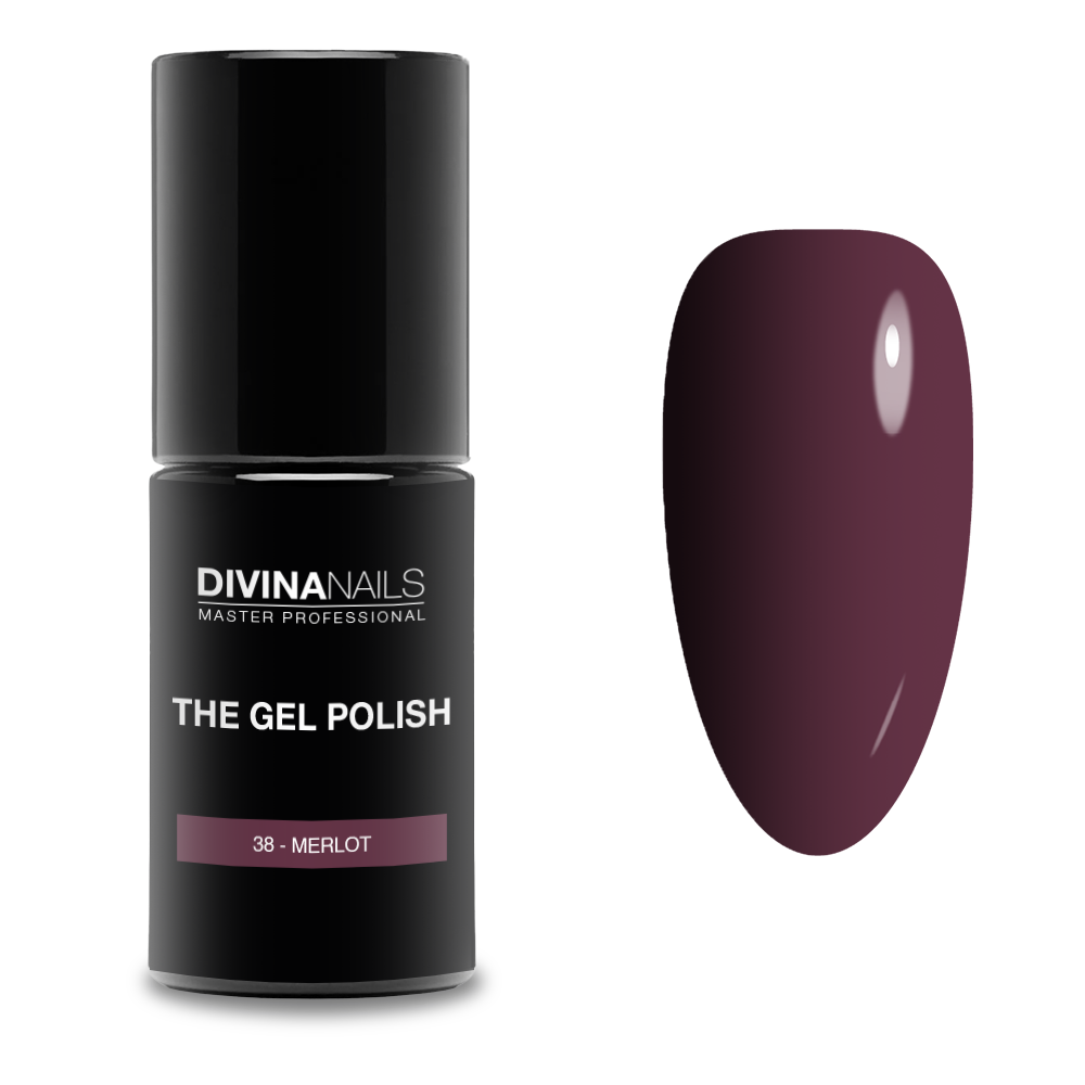 THE GEL POLISH - 38 MERLOT - Semipermanente per unghie da 8ml