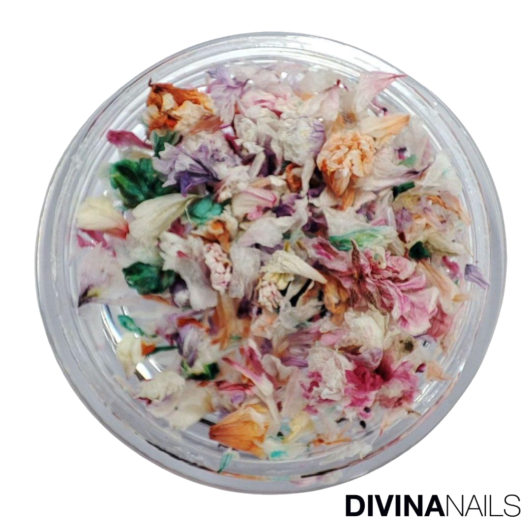 DRIED FLOWERS - 03 - Fiori secchi per decorazioni unghie eleganti nail art - Divina Nails