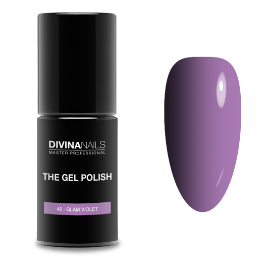 THE GEL POLISH - 46 GLAM VIOLET - Semipermanente per unghie da 8ml