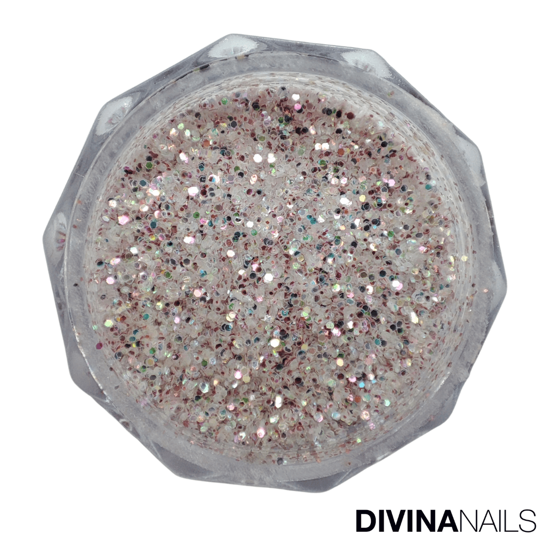 HOLO AURORA - LITTLE STAR - Polvere Glitter brillantini per gel unghie Nail Art 2g - Divina Nails