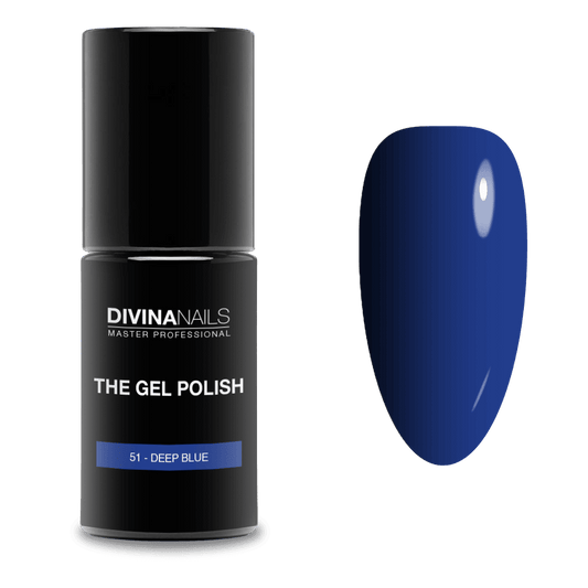 THE GEL POLISH - 51 DEEP BLUE - Semipermanente per unghie da 8ml