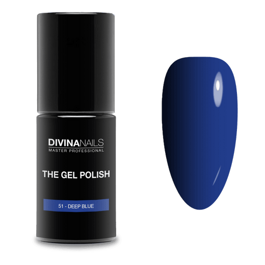 THE GEL POLISH - 51 DEEP BLUE - Semipermanente per unghie da 8ml