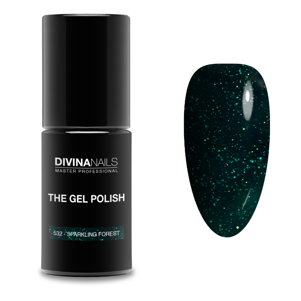 THE GEL POLISH - 532 SPARKLING FOREST - Semipermanente per unghie da 8ml