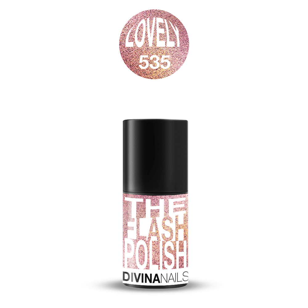 THE GEL POLISH - 535 LOVELY - Semipermanente per unghie da 8ml - Divina Nails