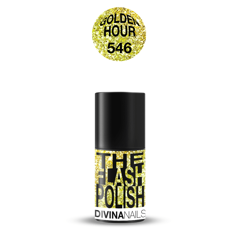 THE GEL POLISH - 546 GOLDEN HOUR - Semipermanente per unghie da 8ml - Divina Nails