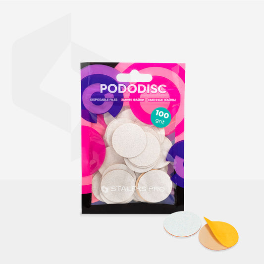 STALEKS PODODISC L - Dischi di ricarica bianchi Grana 100