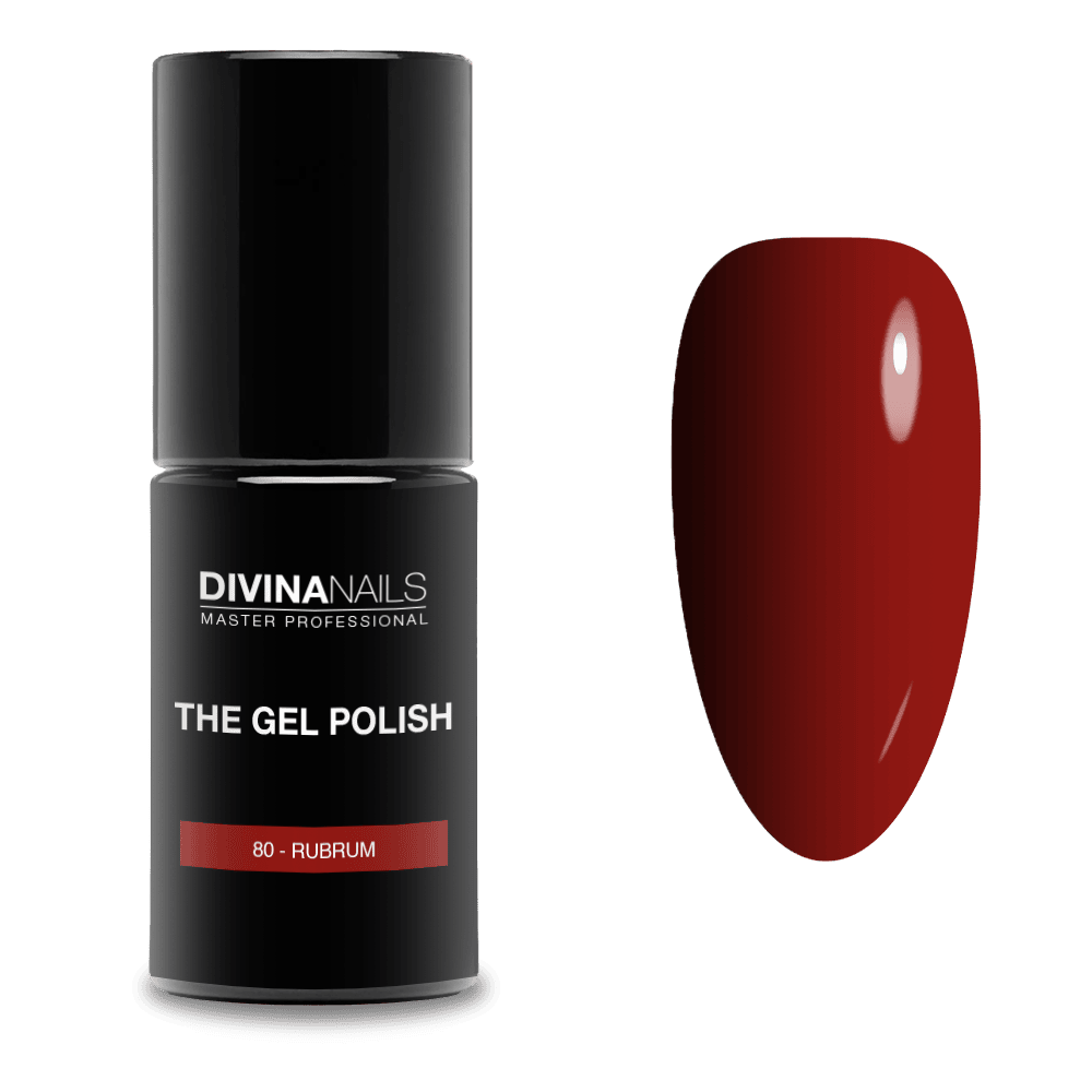 THE GEL POLISH - 80 RUBRUM - Semipermanente per unghie da 8ml