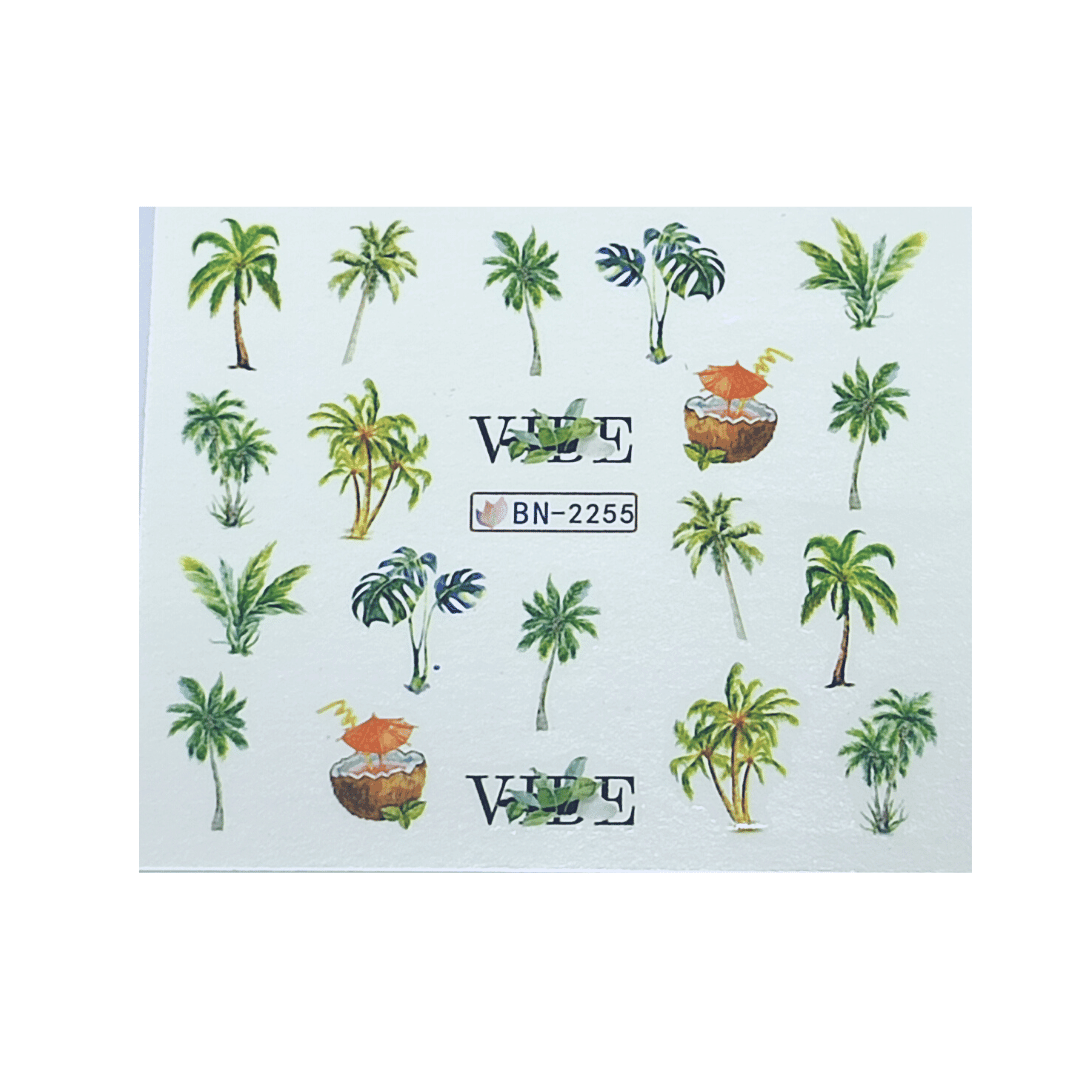 MIAMI VICE - Set da 12 Stickers decorazioni unghie per nail art - Divina Nails