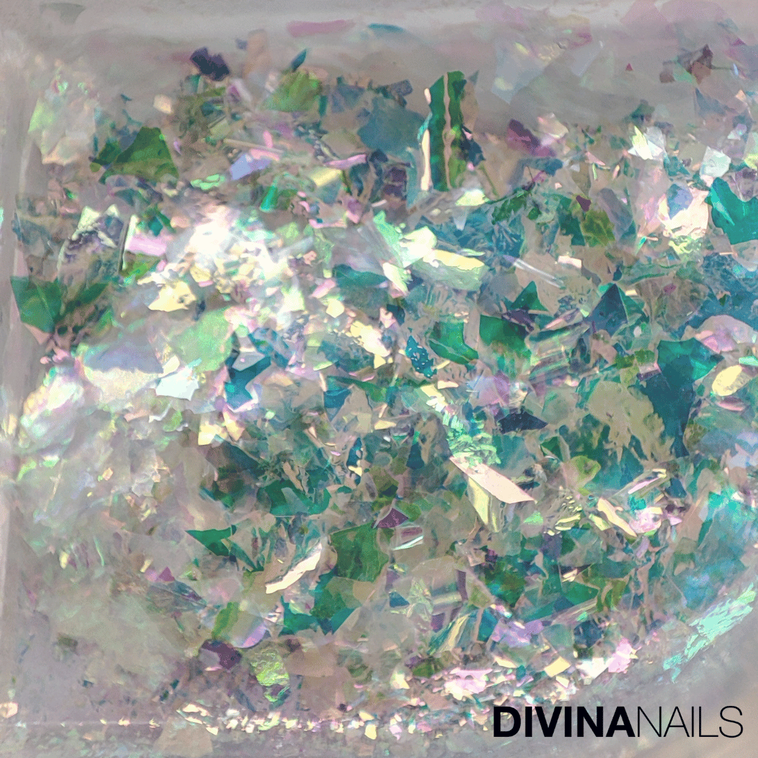 DIAMOND HOLO - ARCADIA - Set 12 Polvere Glitter brillantini per gel unghie Nail Art 2g