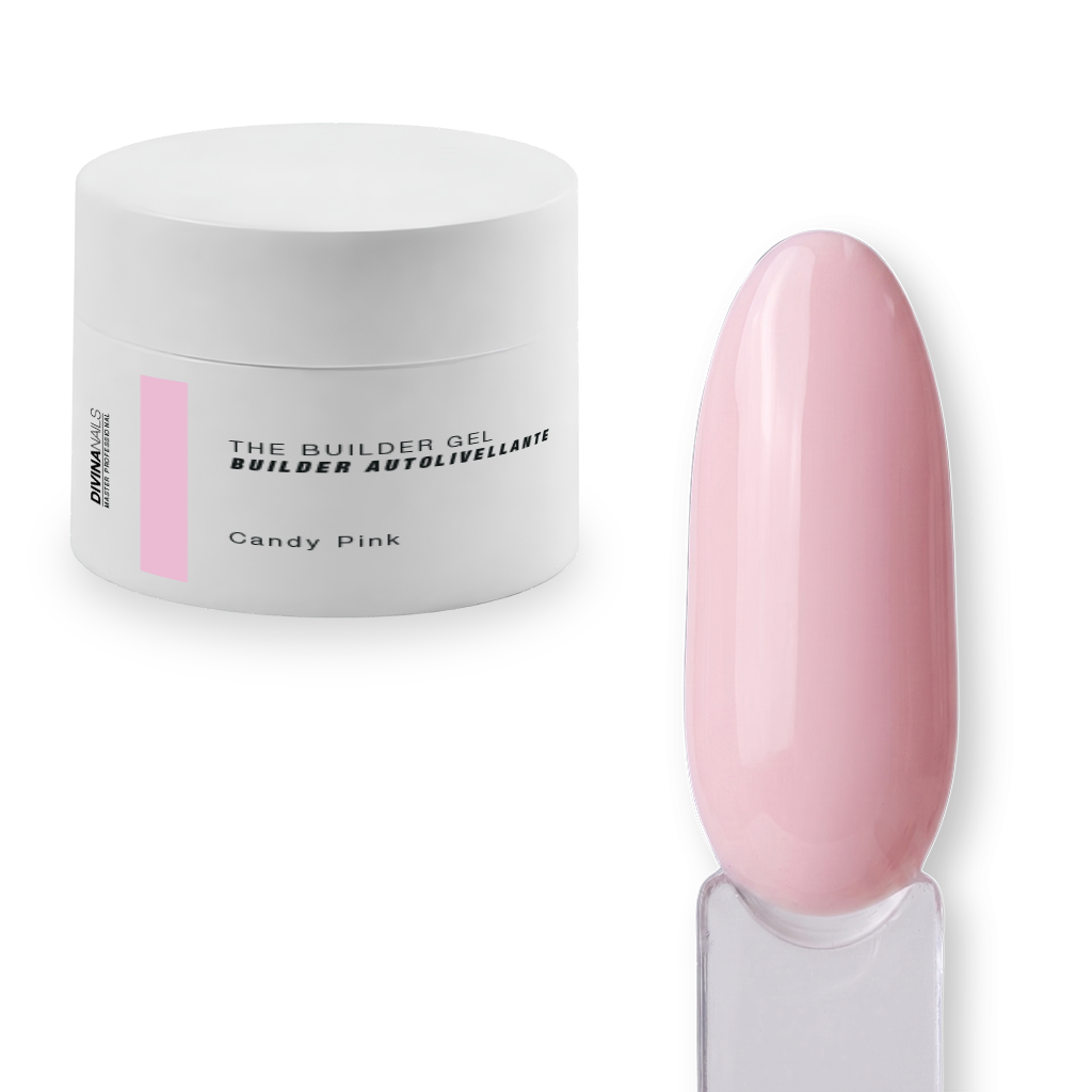THE BUILDER GEL - CANDY PINK - Builder gel costruttore autolivellante bifasico media densità 50ml