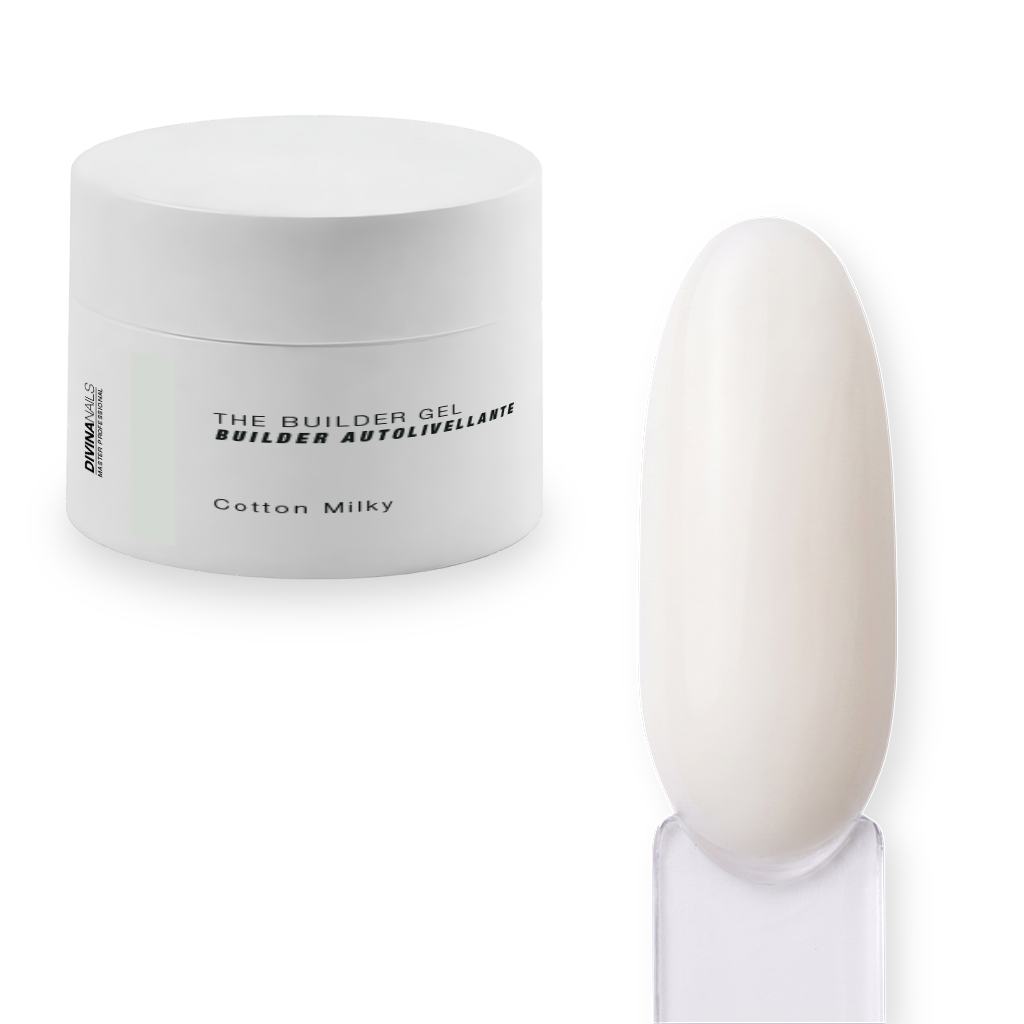 THE BUILDER GEL - COTTON MILKY - Builder gel costruttore autolivellante bifasico media densità 50ml