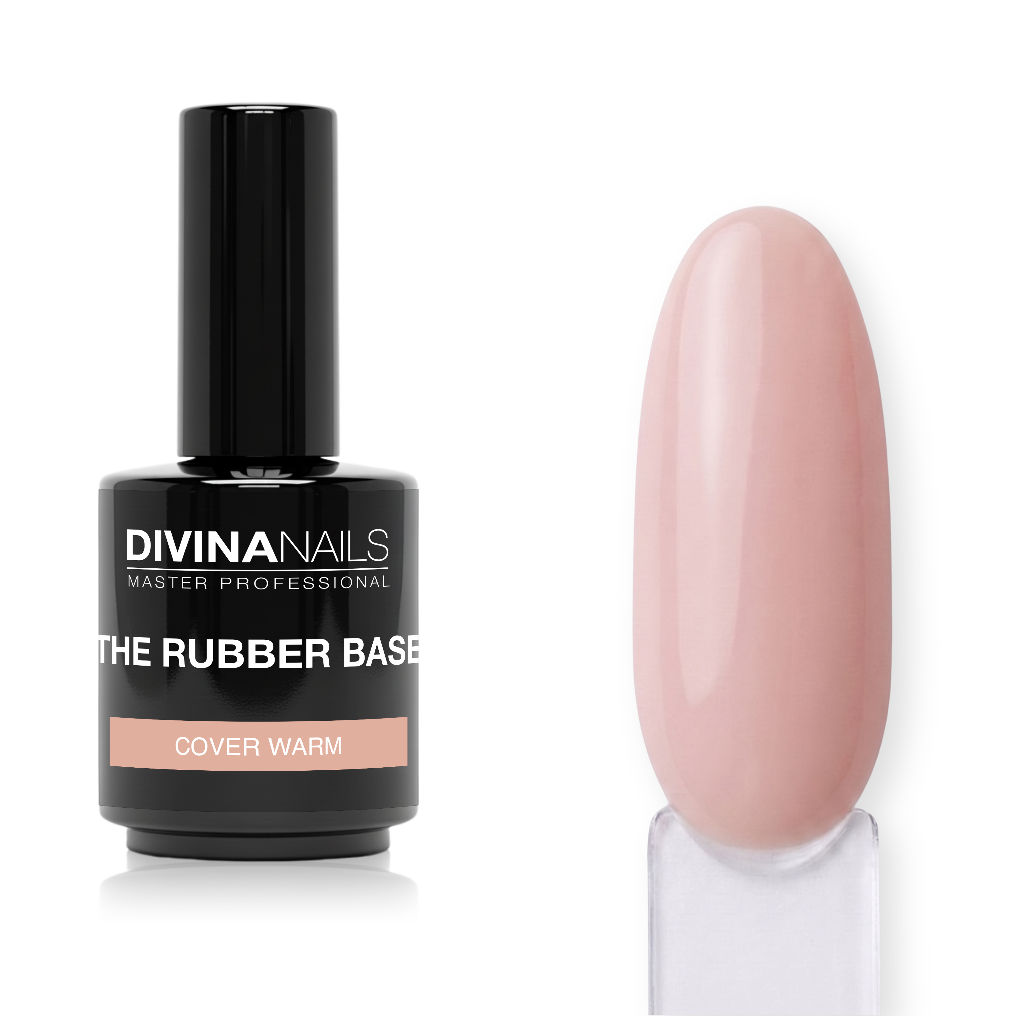 THE RUBBER BASE - COVER WARM 004 - Rubber base cover warm gel builder autolivellante 15ml