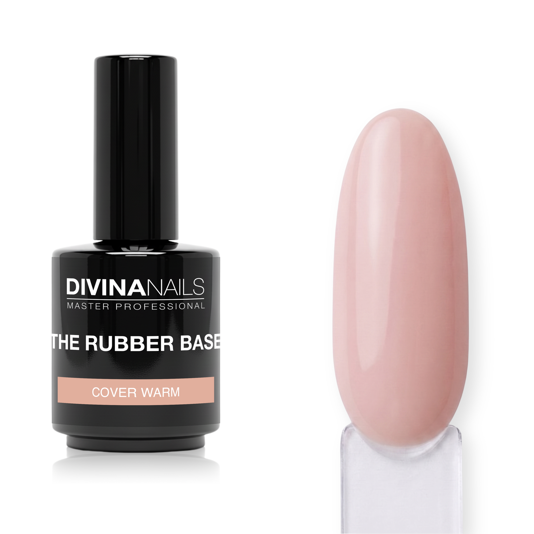 THE RUBBER BASE - COVER WARM 004 - Rubber base cover warm gel builder autolivellante 15ml