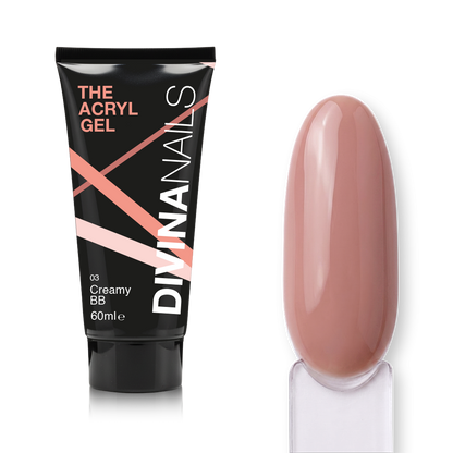 THE ACRYL GEL - CREAMY BB - Acrygel Nude professionale per ricostruzione unghie da 60ml
