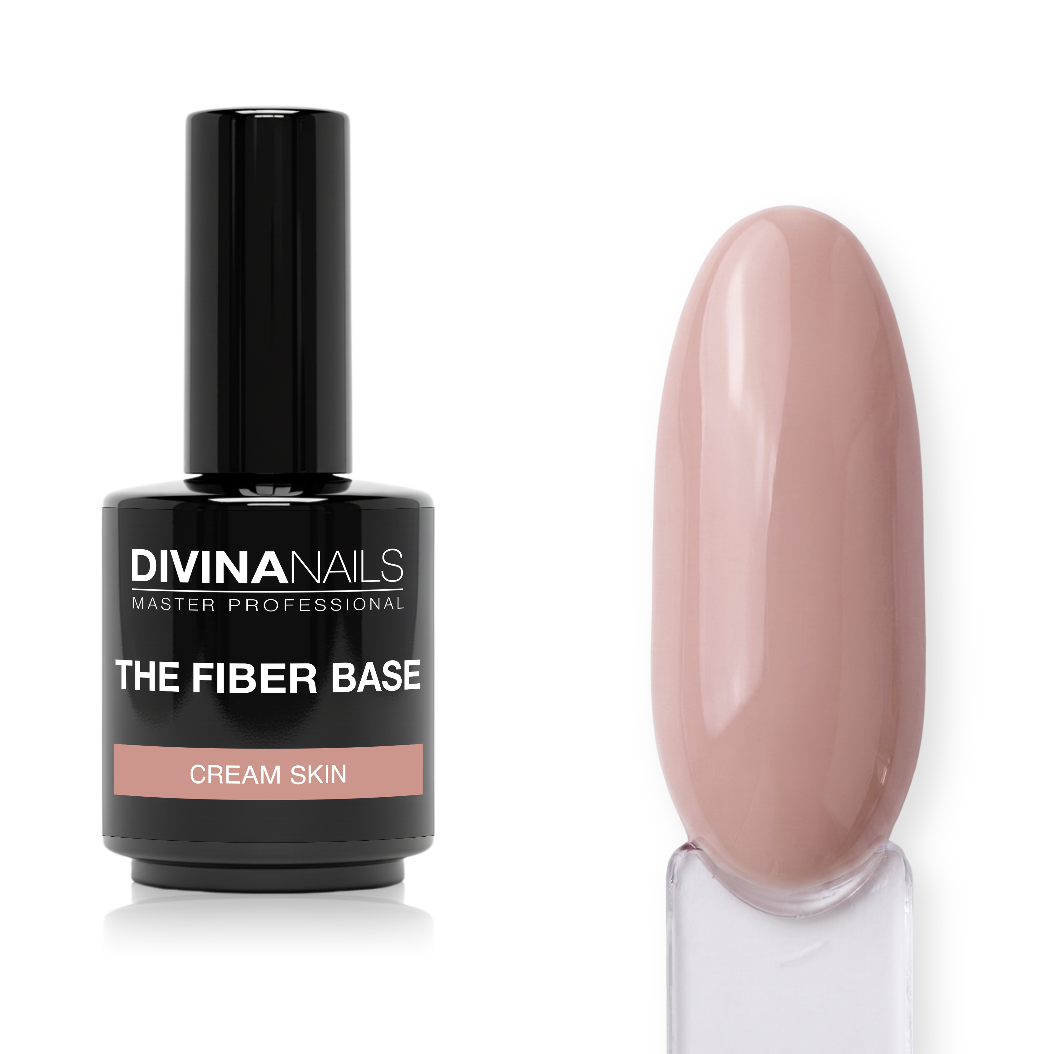 THE FIBER BASE - 04 CREAM SKIN - Fiber base cream skin semipermanente gel autolivellante 15ml