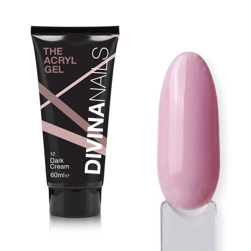 THE ACRYL GEL - DARK CREAM - Acrygel Nude Dark professionale per ricostruzione unghie da 60ml