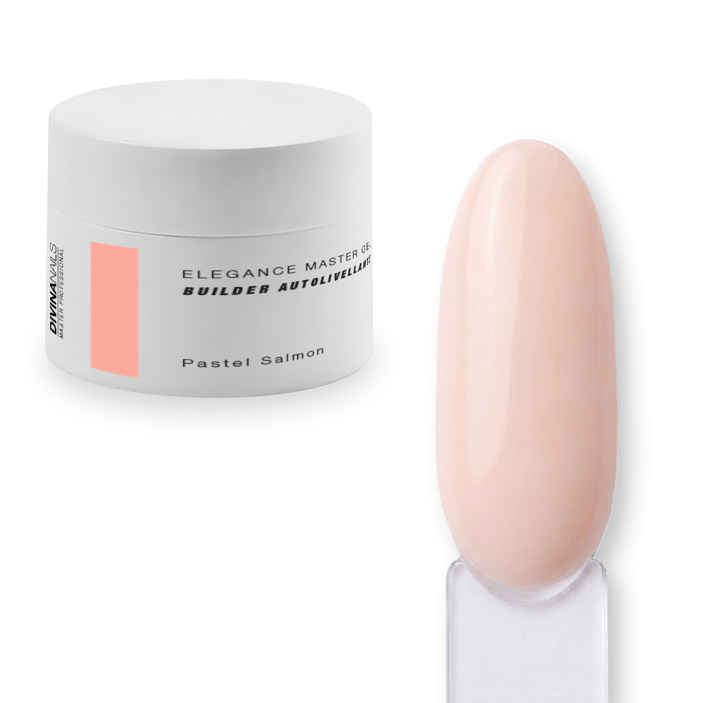ELEGANCE MASTER GEL - PASTEL SALMON - Builder gel costruttore autolivellante bifasico media densità 30ml
