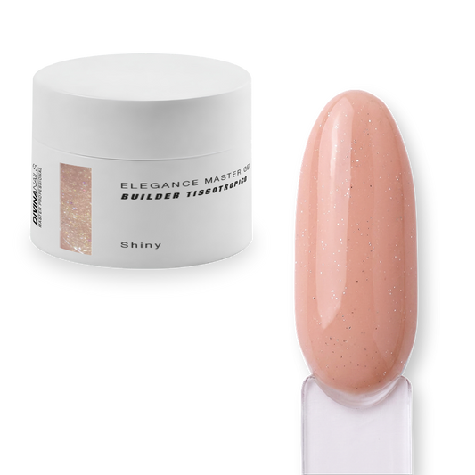 ELEGANCE MASTER GEL - SHINY - Builder gel costruttore tissotropico trifasico professionale per ricostruzione unghie 30ml