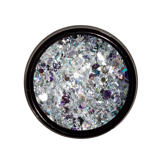 FLAKES CRYSTAL - 01 - Flakes brillantini per gel unghie Nail Art