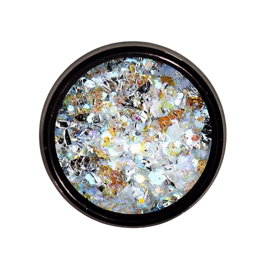 FLAKES CRYSTAL - 02 - Flakes brillantini per gel unghie Nail Art
