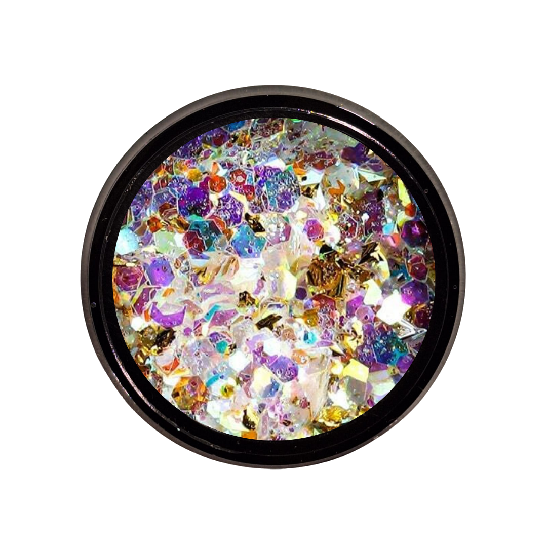 FLAKES CRYSTAL - 03 - Flakes brillantini per gel unghie Nail Art