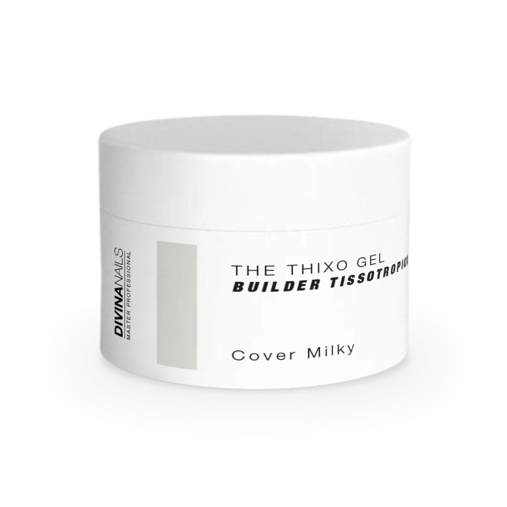 THE THIXO GEL - COVER MILKY - Builder gel costruttore tissotropico trifasico professionale per ricostruzione unghie da 50ml