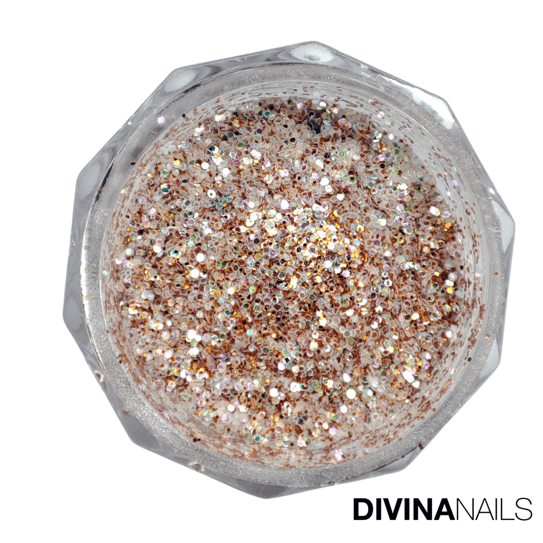 HOLO AURORA - GIGANTE ROSSA - Polvere Glitter brillantini per gel unghie Nail Art 2g - Divina Nails