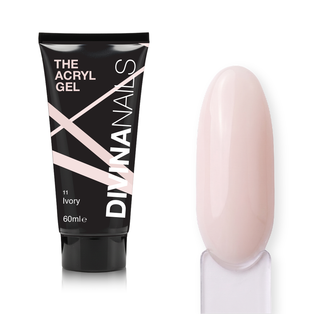 THE ACRYL GEL - IVORY - Acrygel Avorio professionale per ricostruzione unghie da 60ml