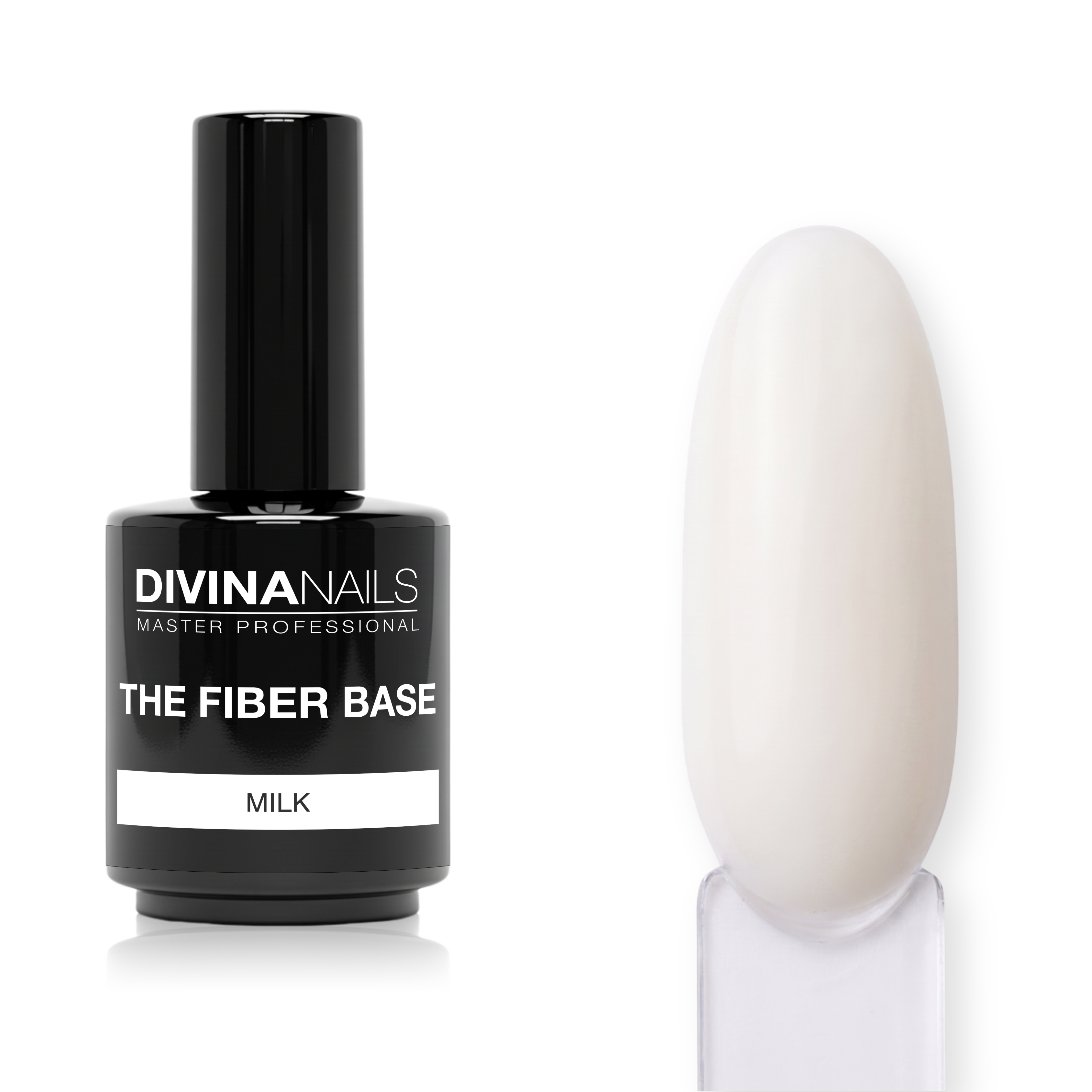 THE FIBER BASE - 02 MILK - Fiber base bianco latte semipermanente gel autolivellante 15ml