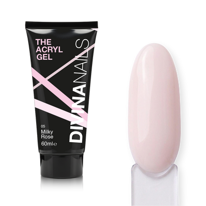 THE ACRYL GEL - MILKY ROSE - Acrygel Rosa Latte professionale per ricostruzione unghie da 60ml