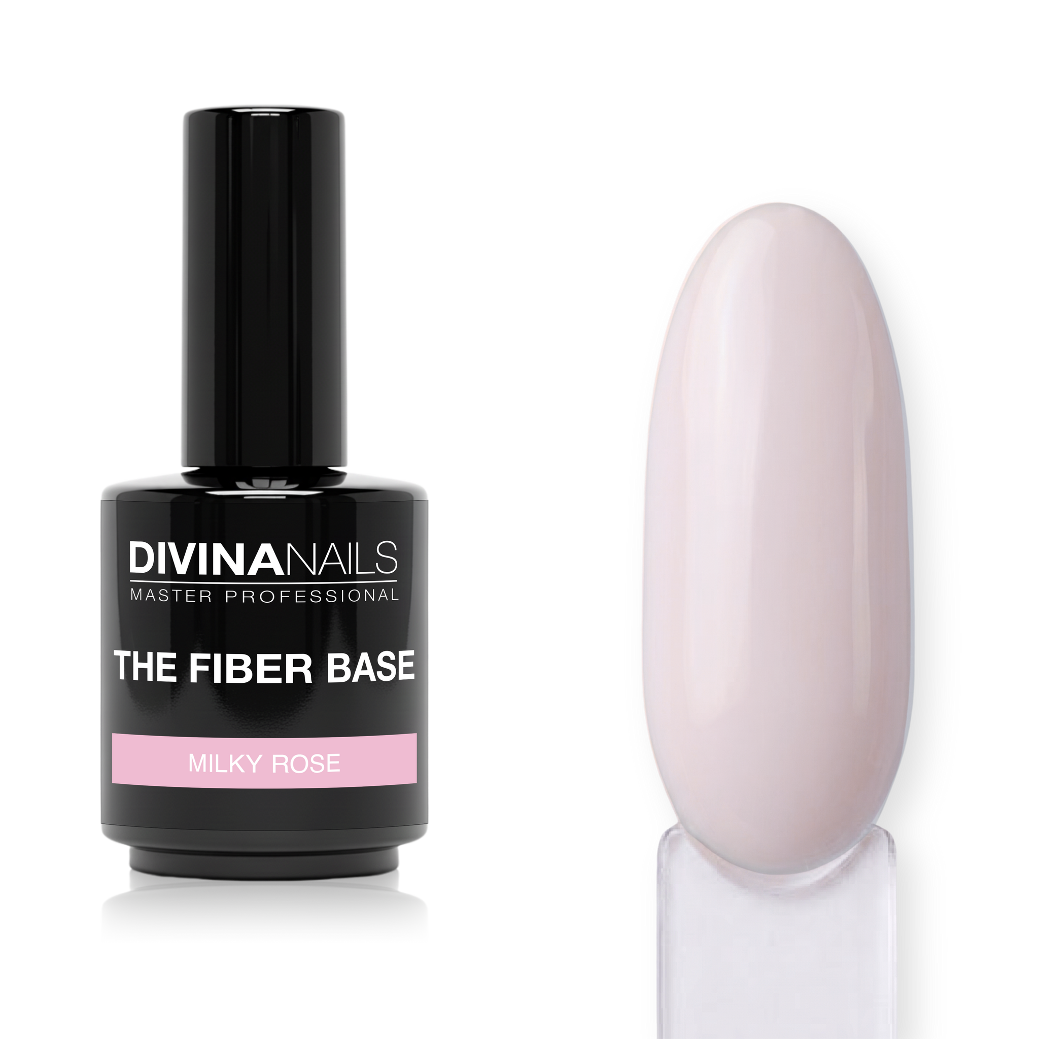 THE FIBER BASE - 03 MILKY ROSE - Fiber base rosa latte semipermanente gel autolivellante 15ml