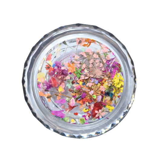 DRIED FLOWERS - PASTEL BLOOM - Fiori secchi per decorazioni unghie eleganti nail art